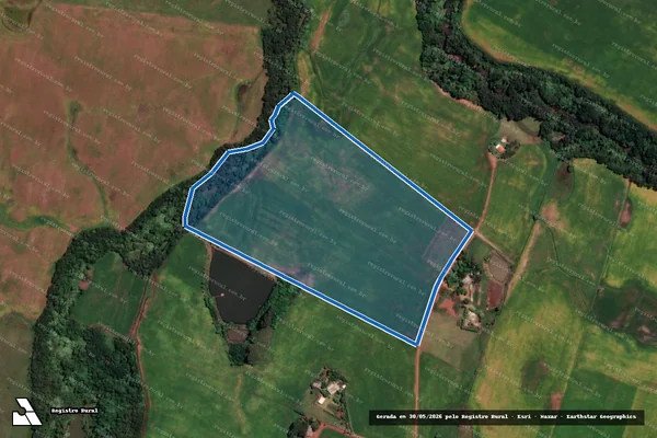 Imagem de satélite de PA Santa Tecla ? Lote 02 - Lote 02A em Jóia - RS
