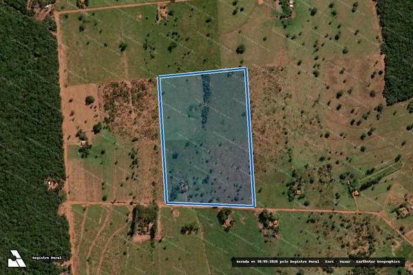 Imagem de satélite de Projeto de Assentamento Esperança - Lote 73 em Anaurilândia - MS