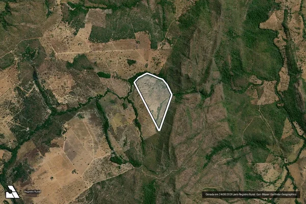 Imagem de satélite de LOTE 63 - PROJETO DE ASSENTAMENTO IRACEMA - LOTE 63 - P.A. IRACEMA em Campinorte - GO
