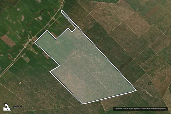 Imagem de satélite de FAZENDA SÃO RIAMUNDO/ FAZENDA SOUSA - Parte 1 em Urbano Santos - MA