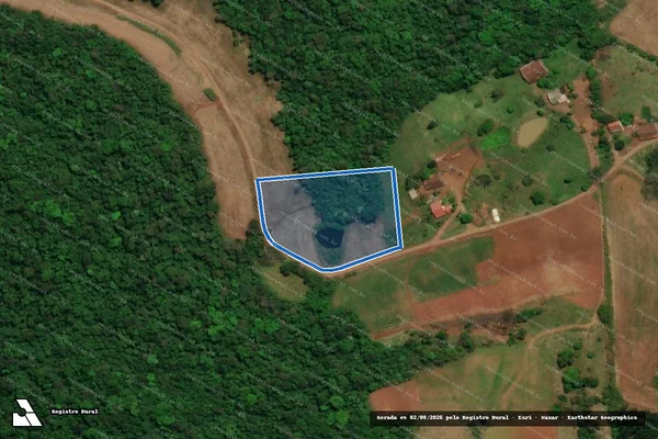 Imagem de satélite de Parte do Lote Rural nº 259 - Gleba 01 em Guaraciaba - SC
