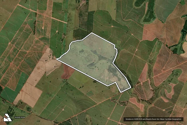 Imagem de satélite de Fazenda Jaçanã - GLEBA 2 em Guaraçaí - SP