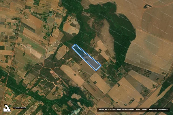 Imagem de satélite de Lote 245 - Projeto de Assentamento Santo Antônio da Fartura  - Parte 1 em Campo Verde - MT