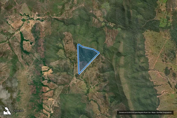 Imagem de satélite de FAZENDA SERRA GRANDE - Parcela 1 em Minaçu - GO