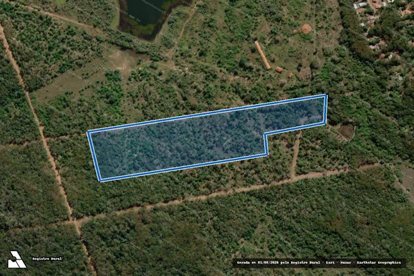 Imagem de satélite de FAZENDA SALOBRA - PARCELA 02 em Miranda - MS