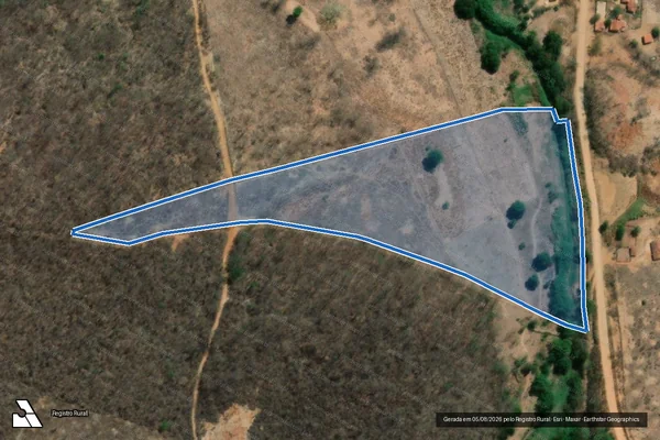 Imagem de satélite de FAZENDA GRAVATÁ - Parte 2 em Araçuaí - MG