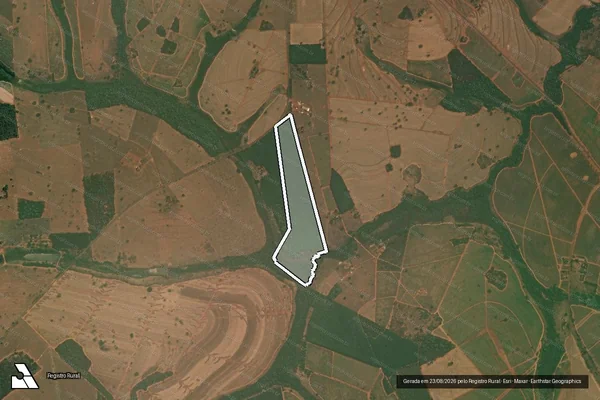 Imagem de satélite de SÍTIO BOA ESPERANÇA - Parte 1 em Tanabi - SP