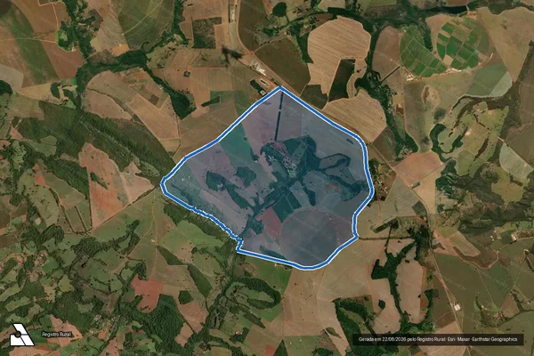 Imagem de satélite de Fazenda Boa Vista das Caldas - Parte 1 em Leopoldo de Bulhões - GO
