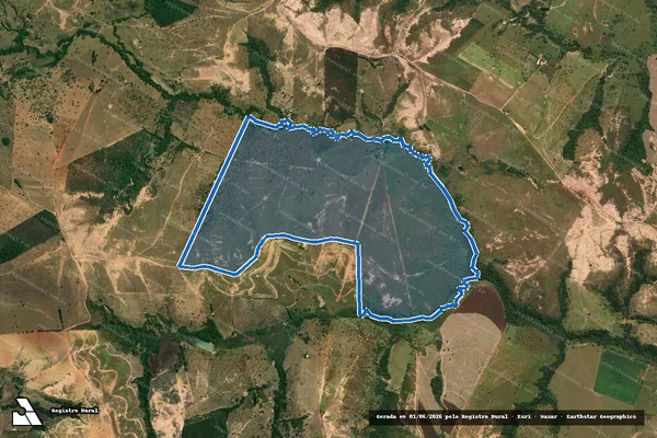 Imagem de satélite de FAZENDA CORUJA - Fazenda Coruja em Dores do Indaiá - MG
