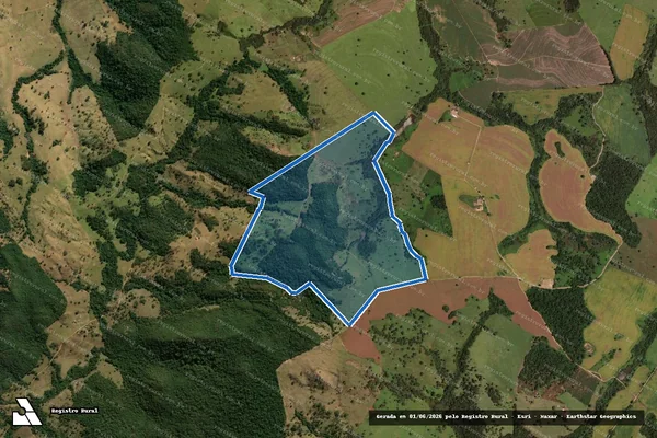 Imagem de satélite de Fazenda Palipalan - PARTE 1 em Itauçu - GO