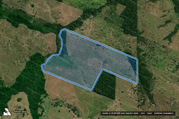 Imagem de satélite de SÍTIO FORTALEZA - em Brejo Grande do Araguaia - PA