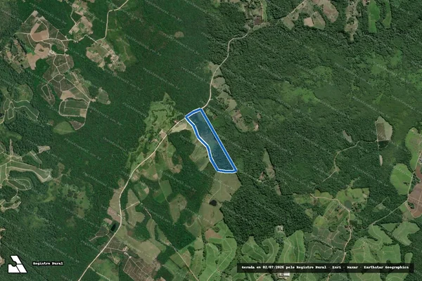 Imagem de satélite de Sítio Jatahi - Parte 02 em Pariquera-Açu - SP