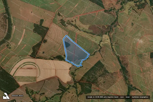 Imagem de satélite de FAZENDA MONJOLINHO - 001 em Gurinhatã - MG