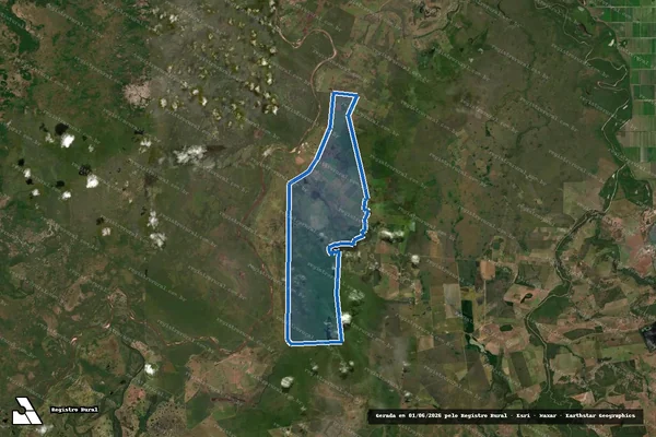 Imagem de satélite de FAZENDA CANUANÃ – Gleba 02 / Fazenda Canuanã – Gleba 02 em Formoso do Araguaia - TO