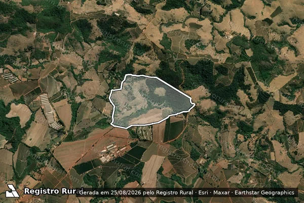 Imagem de satélite de Fazenda do Retiro - Fazenda do Retiro em Nepomuceno - MG