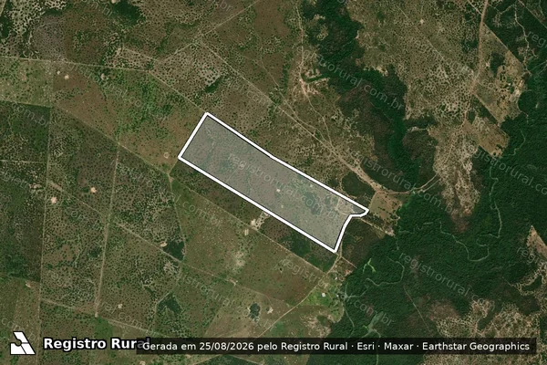 Imagem de satélite de SITIO RECOMECO - Parte 1 em Santo Antônio de Leverger - MT
