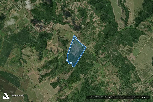 Imagem de satélite de Fazenda Canoa - Faz_Canoa em Santo Amaro - BA