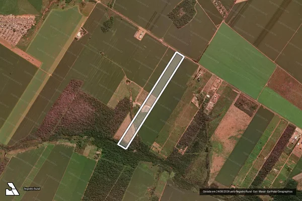Imagem de satélite de Fazenda Oco do Pau - Parte 1 em São José do Rio Claro - MT