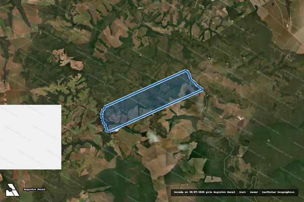 Imagem de satélite de Fazenda Rafaela em Nova Mutum - MT