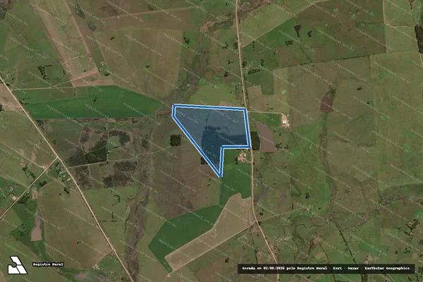 Imagem de satélite de Fazenda Guamirim - Fazenda Guamirim em Jaguarão - RS