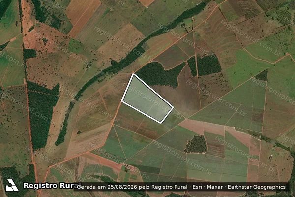 Imagem de satélite de FAZENDA SANTA CECILIA - Parte 2 em Paranaíba - MS