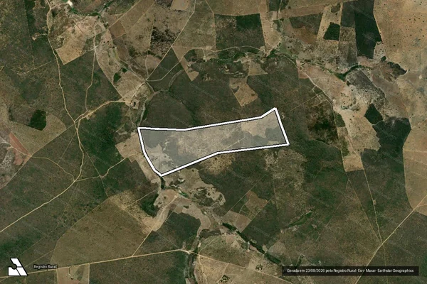 Imagem de satélite de FAZENDA MORRINHOS - Parcela 1 em Curral de Dentro - MG