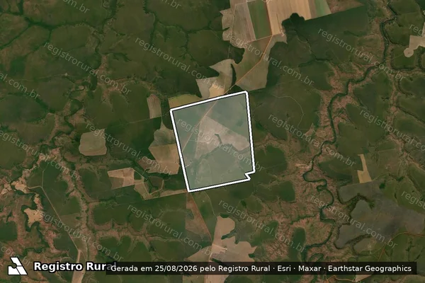 Imagem de satélite de FAZENDA JUINA em Paranatinga - MT