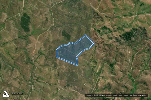Imagem de satélite de Fazenda Nova Vitrine - GLEBA 02 em Ecoporanga - ES