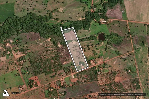Imagem de satélite de FAZENDA TAMBORIL e CAPÃO - Gleba 02 em Vila Boa - GO