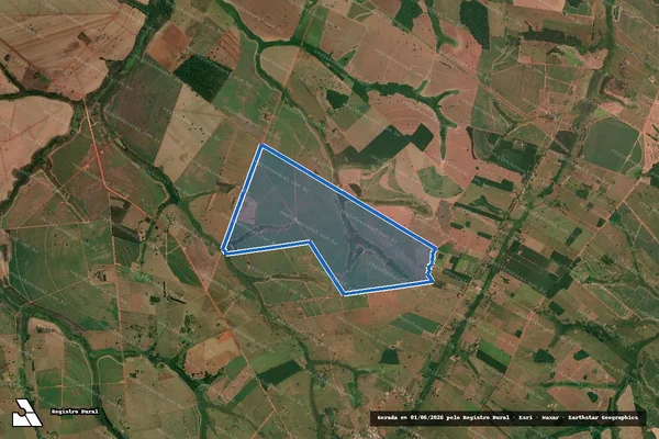 Imagem de satélite de FAZENDA RANCHO ALEGRE - Parte 1 em Macedônia - SP