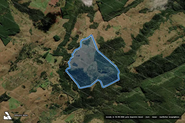 Imagem de satélite de Fazenda Invernada velha - Parcela 1 em Bom Jesus - RS