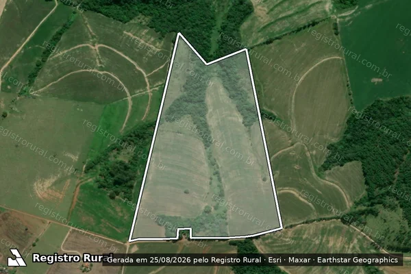 Imagem de satélite de Sítio Tarumã - Gleba A-1 em Itaberá - SP