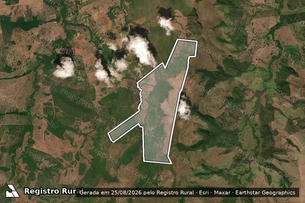 Imagem de satélite de Fazenda Campo Alegre, Lotes 07B,07C,07D,07G, Lot. Mangues GL-E; e Lotes 27, 27D, Parte do Lote 31, Lot. Bananal GL-01. em Porto Nacional - TO