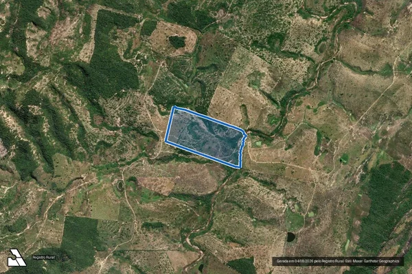 Imagem de satélite de FAZENDA MARGEM DIREITA DO RIBEIRÃO RUBIM DO SUL - Parte 1 em Rubim - MG