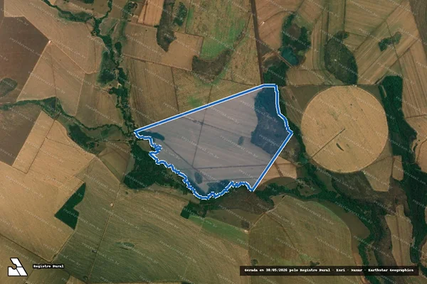 Imagem de satélite de FAZENDA LUA NOVA - Parte 1 em Bom Jesus de Goiás - GO