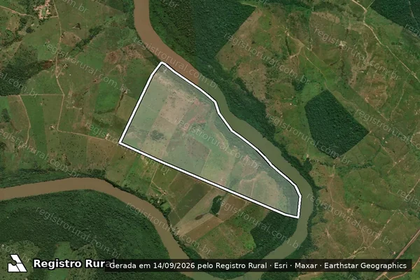 Imagem de satélite de FAZENDA BEIRA RIO I