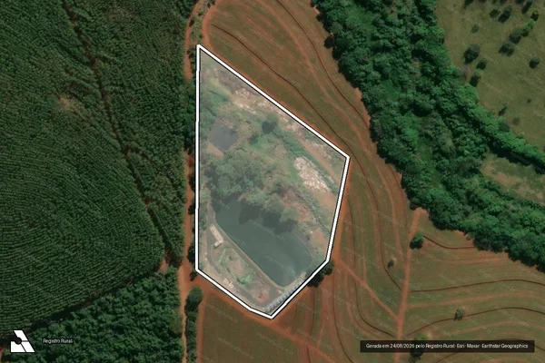 Imagem de satélite de Fazenda Laranjal em São Simão - SP