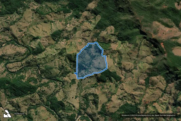 Imagem de satélite de FAZENDA COLONIA - Fazenda Colonia em Santo Antônio do Rio Abaixo - MG