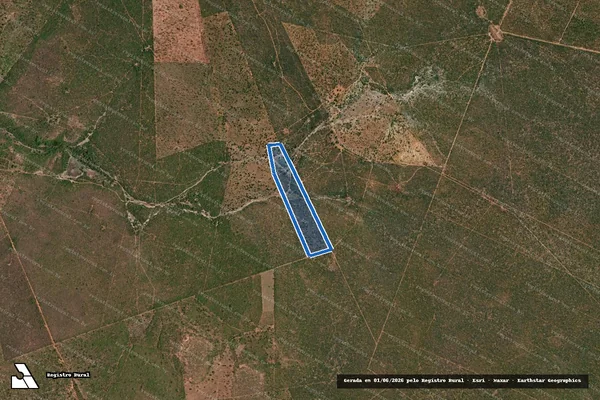 Imagem de satélite de FAZENDA CANOAS - Gleba 01 em Ubaí - MG