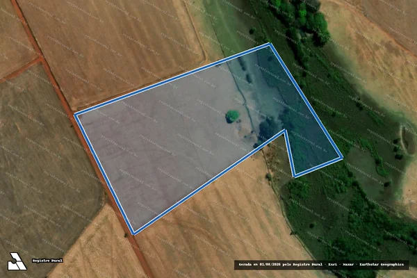 Imagem de satélite de FAZENDA NOVA ALIANÇA - 001 em Pontalina - GO