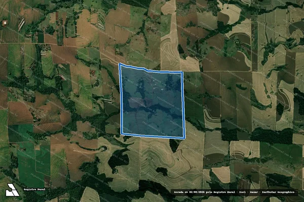 Imagem de satélite de FAZENDA SANTA HELENA - FAZ. STA. HELENA ? GLEBA B em Sertanópolis - PR
