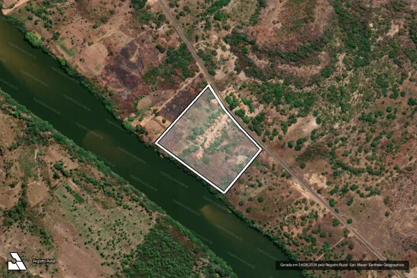 Imagem de satélite de CASTELO_GLEBA B - AGROVILA_B em Palmeirais - PI
