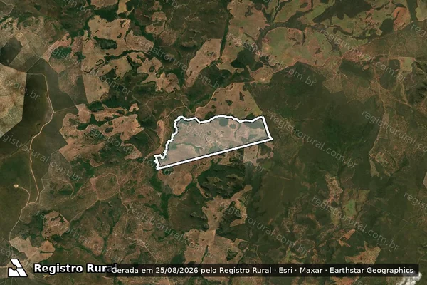 Imagem de satélite de FAZENDA XINGU I - FAZENDA XINGU I em Alto Araguaia - MT
