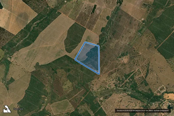 Imagem de satélite de FAZENDA ÁGUA VIVA - Parte 1 em Poconé - MT