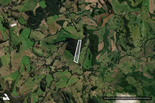 Imagem de satélite de MAT.: 6275 - Parte 2 em Ipuaçu - SC