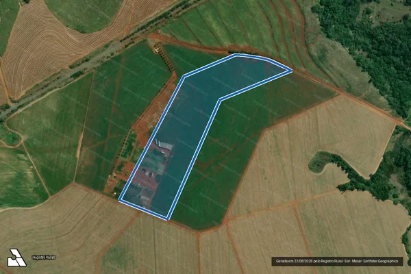Imagem de satélite de Fazenda Santa Carla ? Gleba D-1 - Fazenda Santa Carla - Gleba D-1 em Porto Feliz - SP