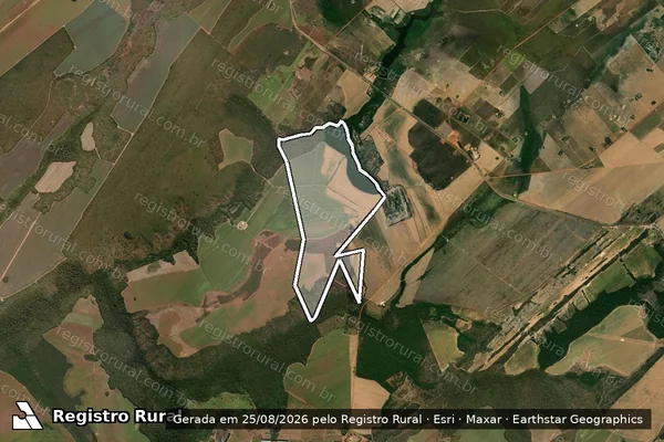 Imagem de satélite de Fazenda Cabeceira do Lote