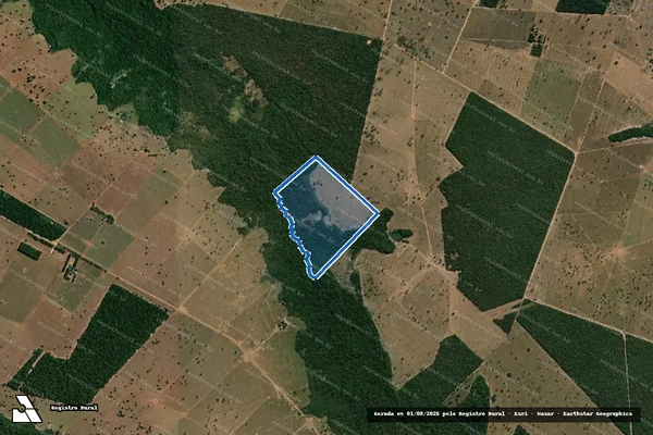 Imagem de satélite de Fazenda São Miguel - Parcela 1 em Barra do Bugres - MT