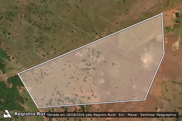 Imagem de satélite de FAZENDA SÃO SEBASTIÃO - Parte 1 em Novo São Joaquim - MT
