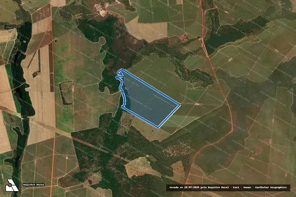 Imagem de satélite de FAZENDA LAVRINHA DE SÃO SEBASTIÃO - Gleba 07 em Goianésia - GO